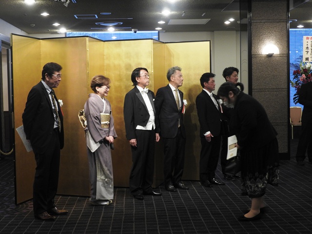 古﨑正敏氏「旭日双光章」受章祝賀会について